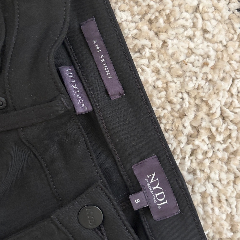 NYDJ Black Ami Skinny Jeans - Picture 3 of 7